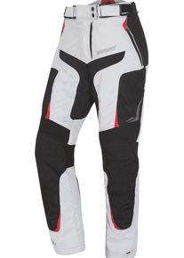 GERMOT X-Air Evo Pro, textile pants waterproof , color: Light Grey/Black/Red , size: Short 4XL