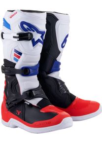Alpinestars Tech 3 S23, boots , color: White/Red/Dark Blue , size: 7 US