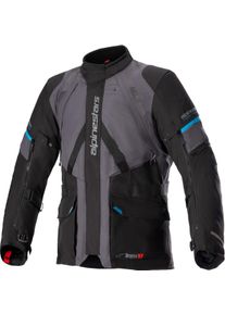 Alpinestars Monteira, textile jacket Drystar , color: Dark Grey/Black/Blue , size: 3XL