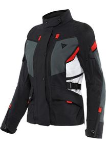 Dainese Carve Master 3, textieljas Gore-Tex dames , kleur: zwart/donkergrijs/rood , maat: 44