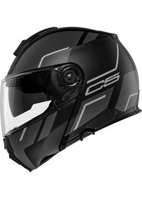 Schuberth C5 Master, flip up helmet , color: Matt Black/Dark Grey/White , size: XL (60/61)