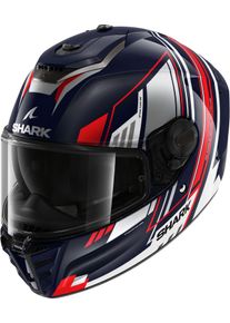 SHARK Spartan RS Byrhon, full face helmet , color: Blue/White/Silver/Red , size: M