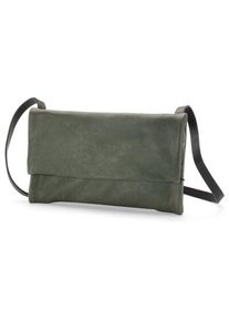 Harold’s Lederwaren Damen-Schultertasche Clutch, Grün