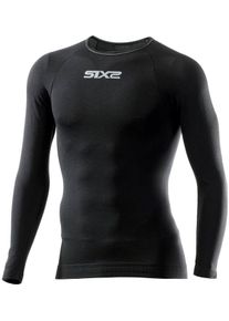 Sixs TS2, Funkcjonalna koszulka z długim rękawem unisex , kolor: czarny , rozmiar: XS/S