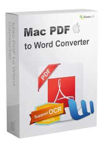 Aiseesoft Mac PDF to Word Converter