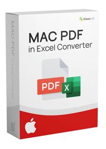 Aiseesoft Mac PDF to Excel Converter