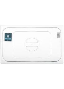 METRO Professional Coperchio con manico per contenitori GN 1/1, policarbonato, 32.5 x 53 cm, trasparente