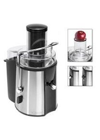 Bomann AE 1917 CB Licuadora Semiprofesional, 2 Velocidades, Desmontable, Boca Llenado Grande, Contenedor Pulpa, Negro/Plata, 1000W