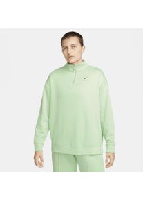 Haut oversize en tissu Fleece à 1/4 de zip Nike Sportswear pour femme - Vert