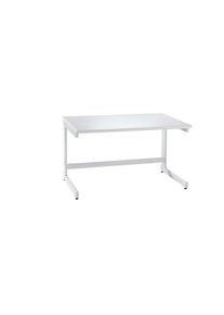 Laboratoriumtafel met C-vormig onderstel, werkhoogte zittend 750 mm, b x d = 600 x 750 mm