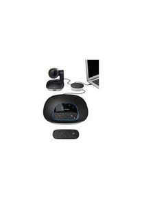 Logitech Kokousjärjestelmä ja moottoroitu verkkokamera, 1920 x 1080, GROUP, Ympärisäteilevä, 120Hz 14kHz - 960-001057