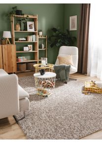benuta Nest Washable Rug Enzo Taupe 80x150 cm - Machine Washable Rug