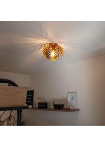 Qazqa Vintage plafondlamp goud 24 cm - Botanica