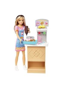 Barbie Skipper Doll and Snack Bar Playset With Color-Change Feature and Accessories First Jobs