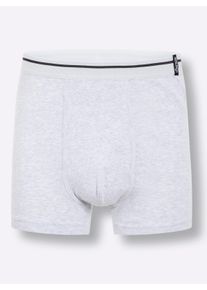 Herren Hose kurz in 2x hellgrau-melange ,Gr&ouml;&szlig;e 6, Witt, 98% Baumwolle, 2% Polyester