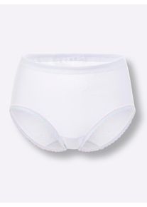 Dames Tailleslip in wit ,maat 38, WITT, 100% Katoen