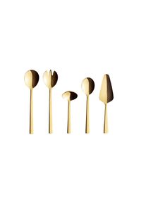 RAW - Cutlery set extra - Dishwasher safe - Gold - 5 pcs (14787)