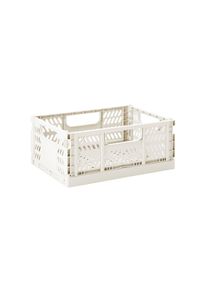 3 Sprouts - Modern Folding Crate Medium Cream