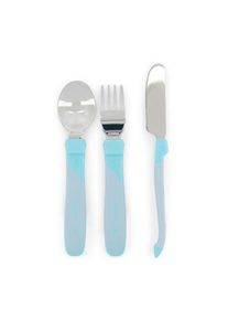 Twistshake - Learn Cutlery Stainless Steel 12+m Pastel Blue