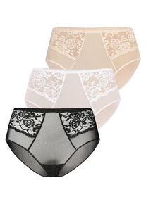 TEYLI Dames Broekje 'Vida' beige / zwart / wit XXXL