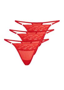 TEYLI Dames String 'Erori' rood L-XL