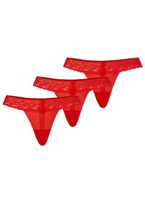 TEYLI Dames String 'Leo' rood L