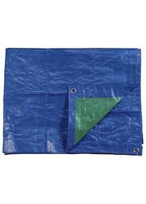 Toldo 5X8Mts Doble Cara Azul/Verde Ojales De Metal Densidad 90Grs/M2 Edm