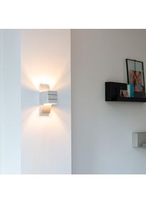 Qazqa Moderne wandlamp aluminium - Amy