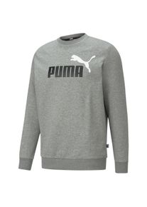 Puma Herren Essential 2 Col Big Logo Crew FL grau