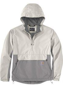 Carhartt Packable Anorak, stoffen jas , kleur: lichtgrijs/grijs , maat: S