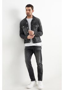 C&Amp;A Slim tapered jeans-LYCRA®, Zwart, Maat: W34 L34