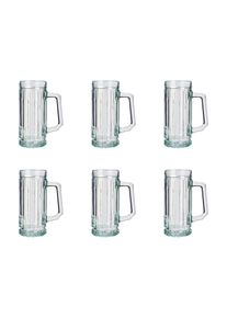ich-zapfe Verre a biere, Chope de bière avec bouclier lot de 6, Gambrinus - 0,3 litre
