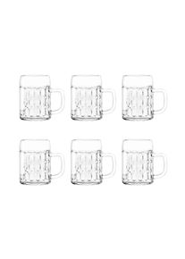 ich-zapfe Verre a biere, Chope de bière lot de 6, Kaiser - 0,3 litre