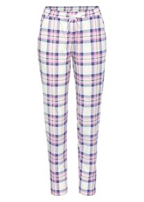 s.Oliver Dames Pyjamabroek blauw / lila / offwhite XS
