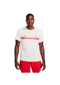 Nike Herren Dri-FIT Short Sleeve Miler Shirt weiß