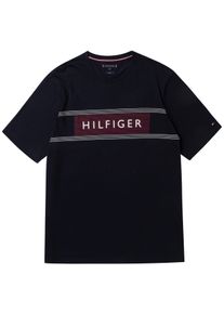 Tommy Hilfiger Big & Tall Tommy Hilfiger Big & Tall T-Shirt, (1 tlg.), mit Tommy Hilfiger Labelfarben innen am Ausschnitt