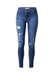 Levi's LEVI'S ® Dames Jeans '710 Super Skinny' blauw denim 24