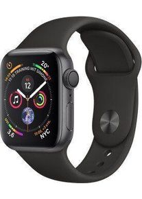 Apple Watch Series 4 (2018) | 40 mm | Aluminium | GPS | grijs | Sportbandje zwart