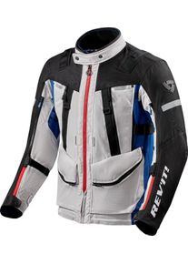 Revit Sand 4 H2O, textile jacket waterproof , color: Light Grey/Black/Blue , size: M