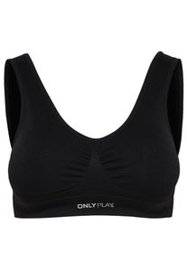 Only Play, Damer, Sports-BH 'Mira', Sort / Hvid, St&oslash;rrelse S