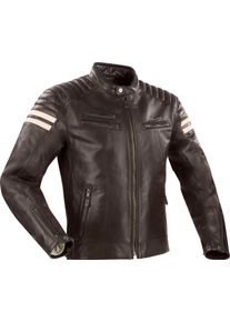 Segura Funky, jaqueta de couro , cor: Castanho/Bege , tamanho: XXL