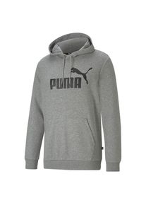 Puma Herren Essential Big Logo Hoodie grau