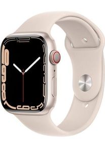 Apple Watch Series 7 Aluminium 41 mm (2021) | GPS | Polar Star | Sportbandje Polar Star