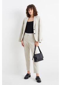 C&Amp;A Business-Hose-Mid Waist-Slim Fit-Stretch-Mix & Match, Beige, Taille: 48