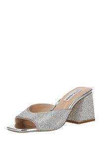 Steve Madden Dames Muiltjes 'Glowing' zilver 36