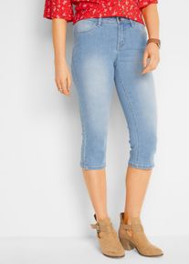 Jeans capri elasticizzati comfort (pacco da 2), Blu, Taglia 42, bonprix