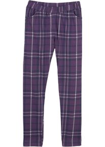 bonprix Legginsy dziewczęce ocieplane fioletowy 128