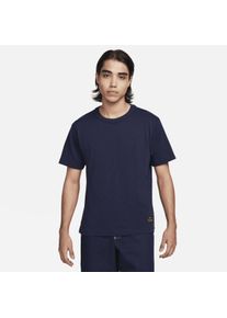 Nike Life knit herentop met korte mouwen - Blauw