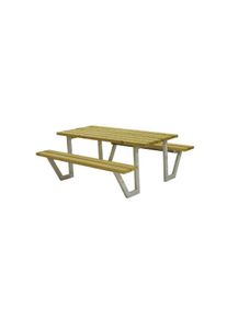 Plus Wega Picknicktisch Kiefer-Fichte druckimgrägniert 177 cm