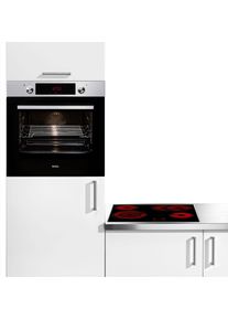 Amica Backofen-Set »Boxc 954 000«, Boxc 954 000 E, Mit 2-Fach-Teleskopauszug, Simple Steam Reinigungsfunktion, Großer Timer, Heißluft Und Xxl...